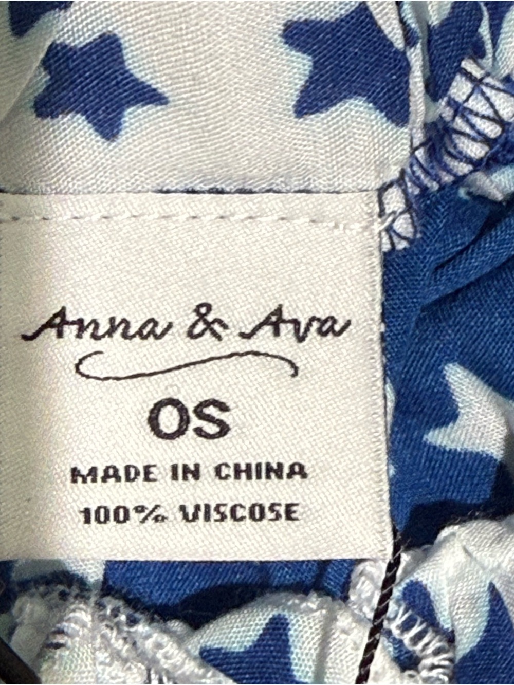 Anna & Ava Blue and Red Star-Print Tie-Shoulder Midi Dress - Picture 5 of 5